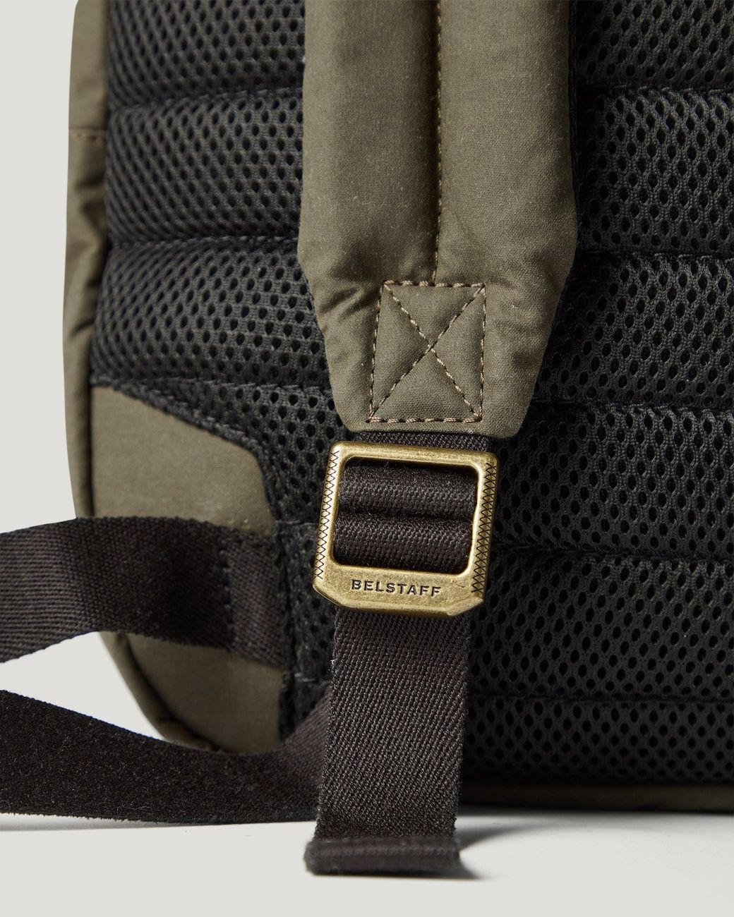 Belstaff Green Unisex Trialmaster Backpack Waxed Cotton