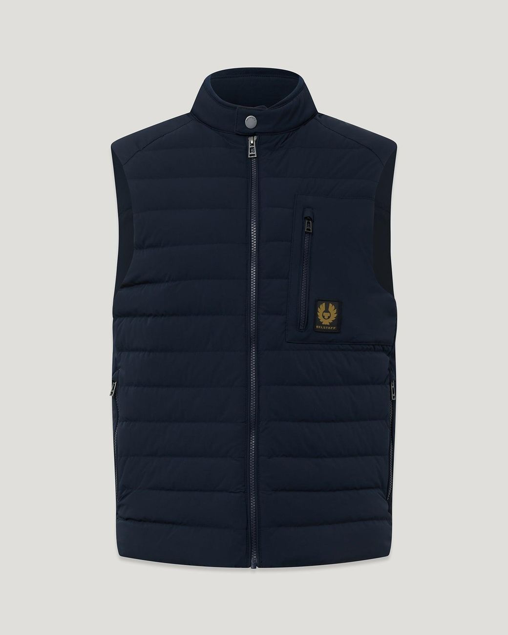 Belstaff Blue Men's Chassis Gilet Lightweight Stretch Down for men