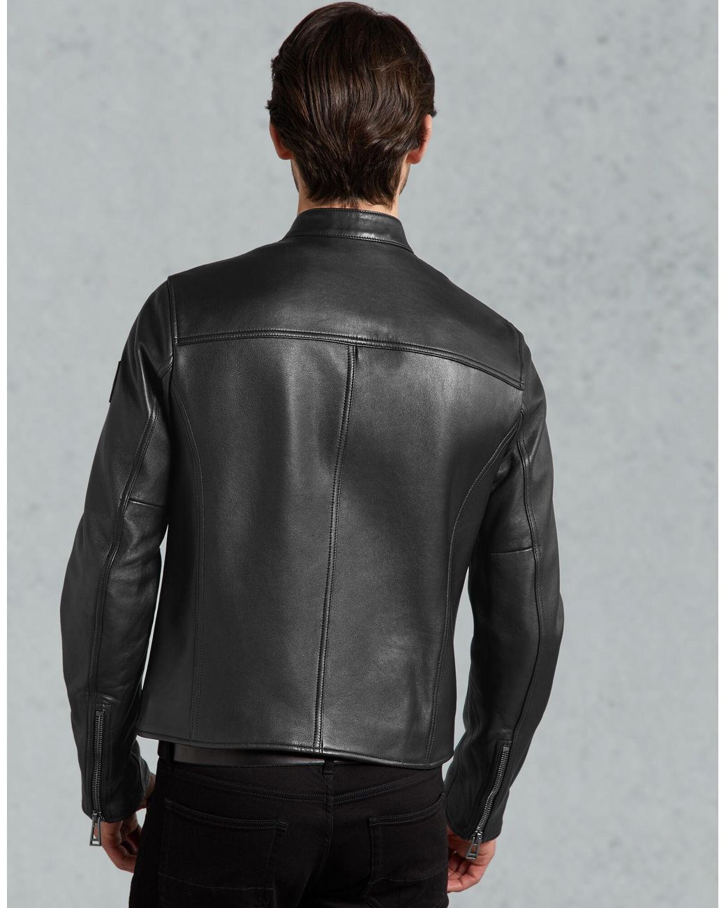 Belstaff Pelham Leather Jacket in Black for Men | Lyst UK