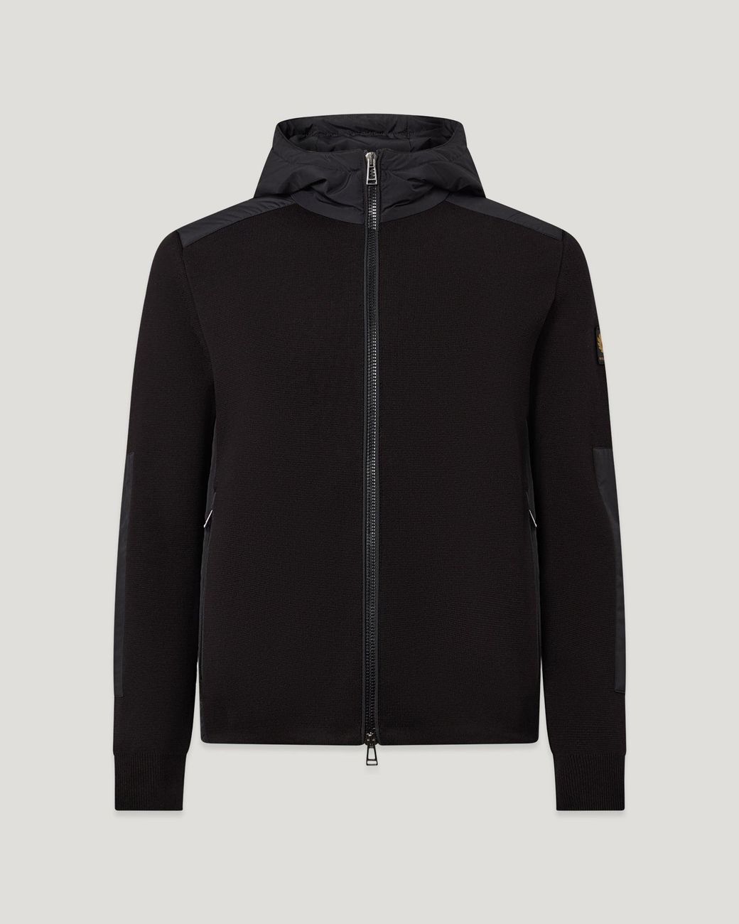 Belstaff Black Men's Console Mixed Media Jacket Cotton for men