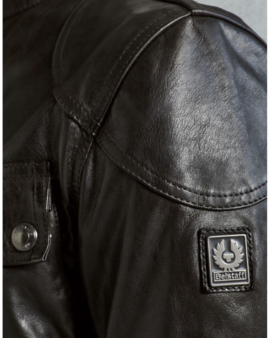Belstaff Trialmaster Panther Leather Jacket in Black for Men | Lyst