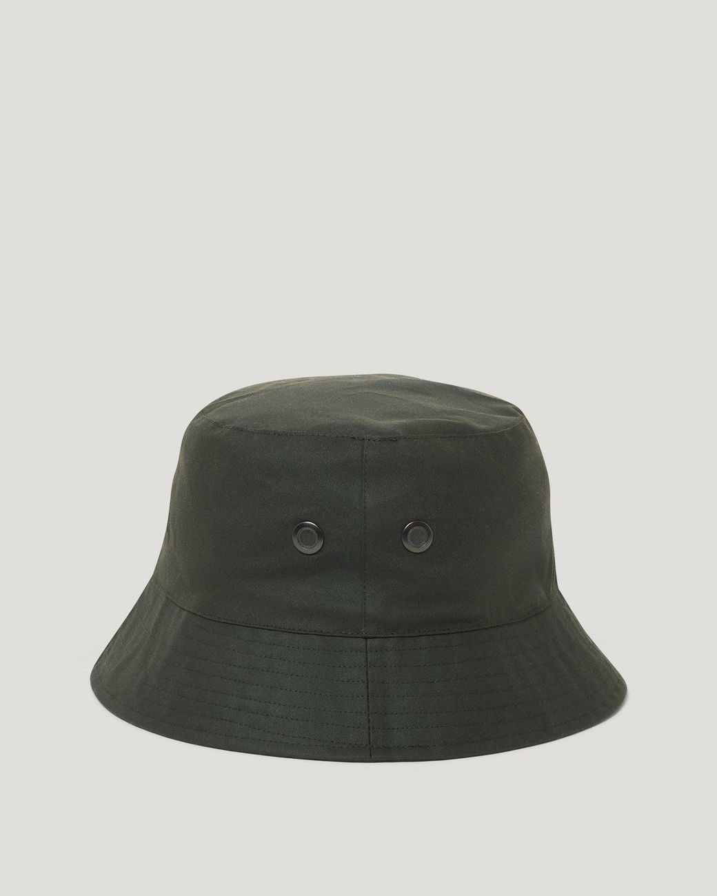Belstaff Green Unisex Bucket Hat Waxed Cotton