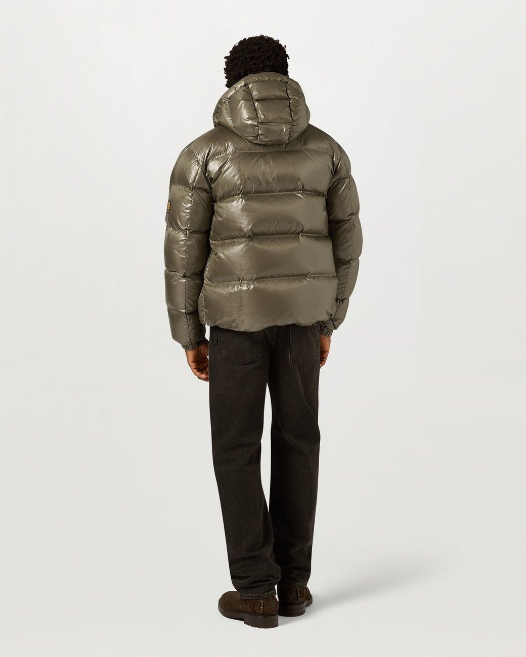 Belstaff Green Men's Atlas Jacket Down Filled Ripstop for men