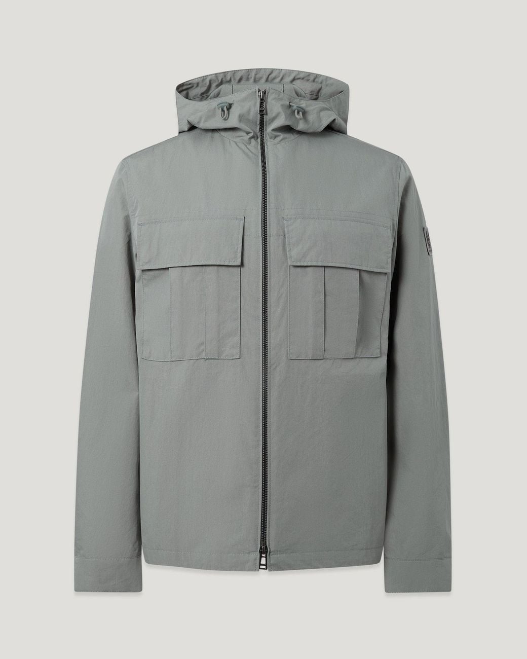 Belstaff Gray Men's Container Overshirt Compact Technical Cotton for men
