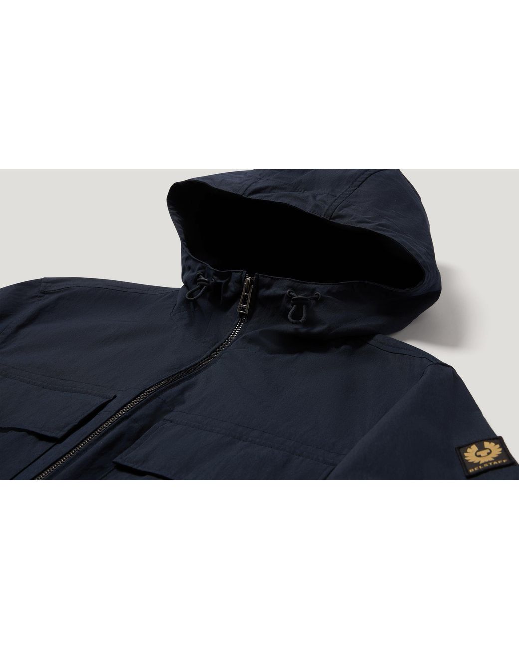 Belstaff Blue Men's Container Overshirt Compact Technical Cotton for men