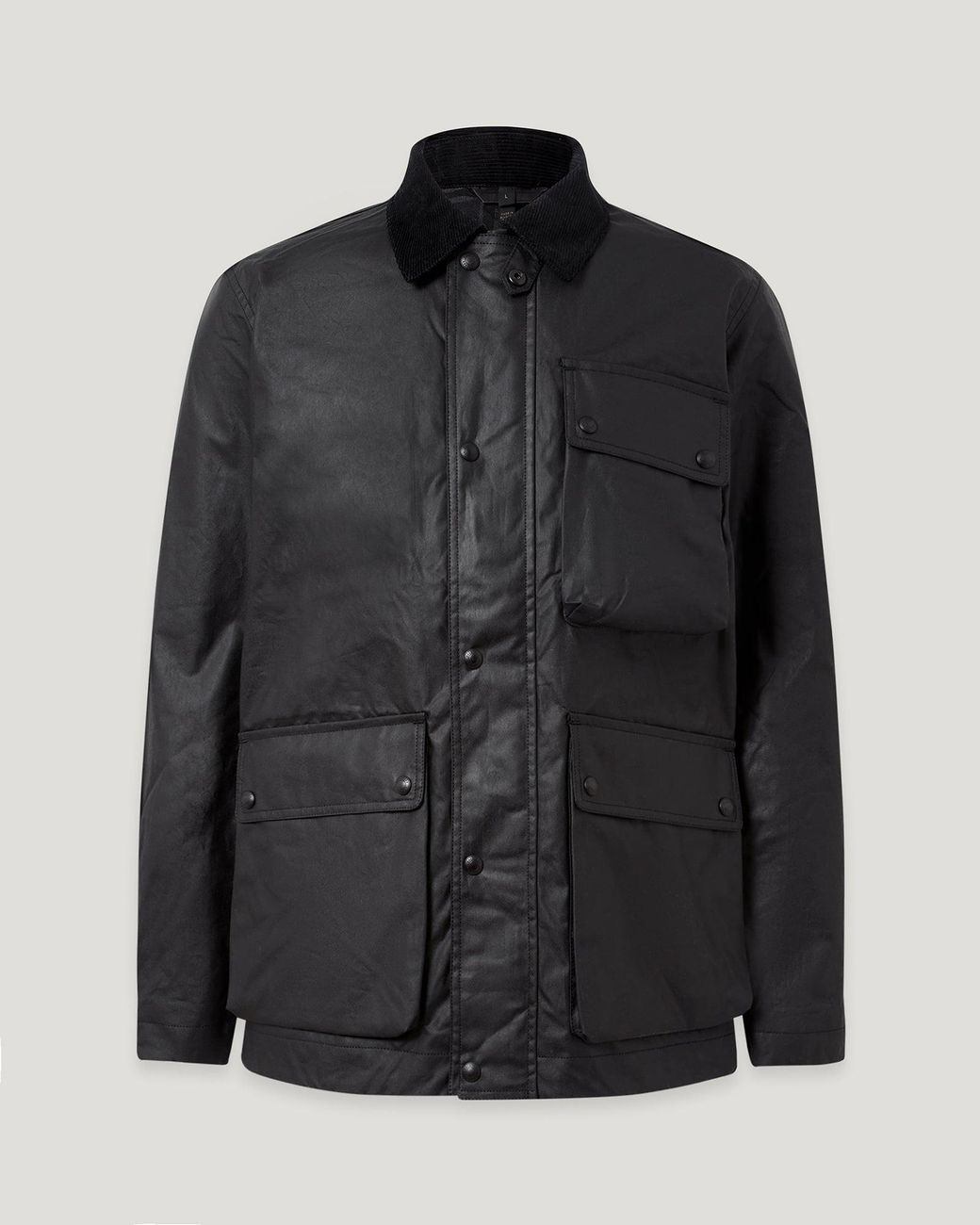 Belstaff Black Men's Incline Jacket Waxed Cotton for men