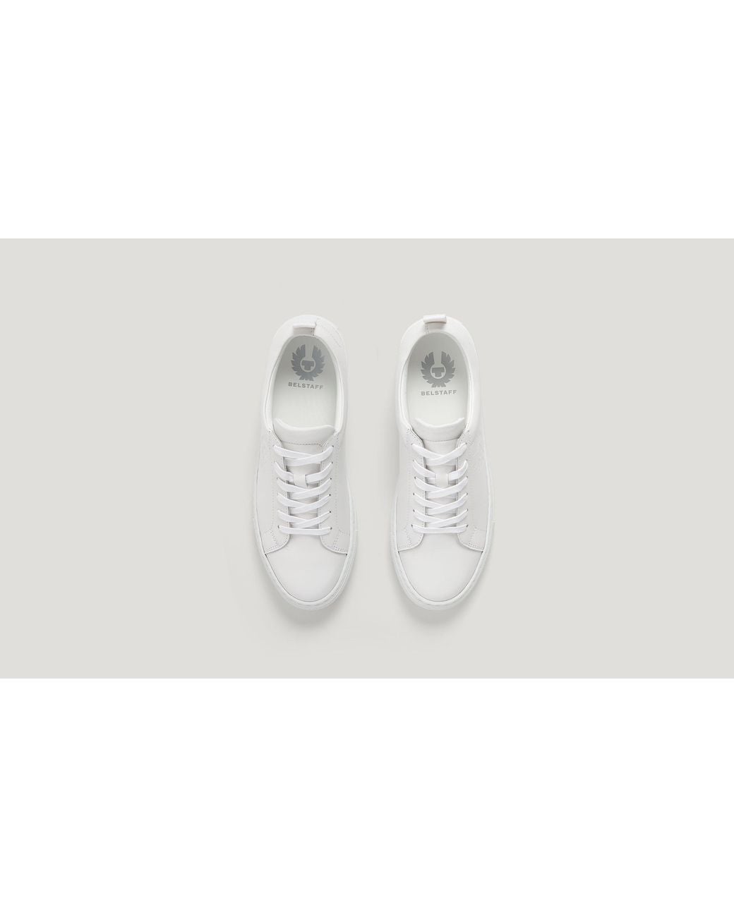 Belstaff White Men's Walton Trainer Nappa Leather for men