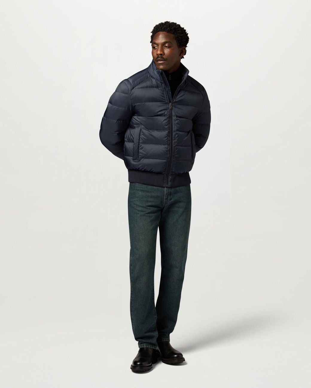 Belstaff Blue Men's Compound Jacket Down Filled Nylon for men