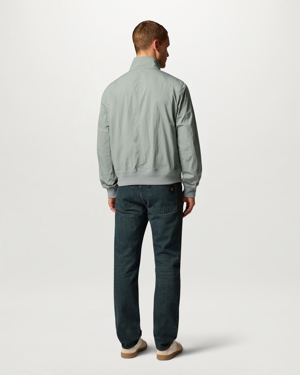 Belstaff Green Men's Overland Jacket Compact Technical Cotton for men