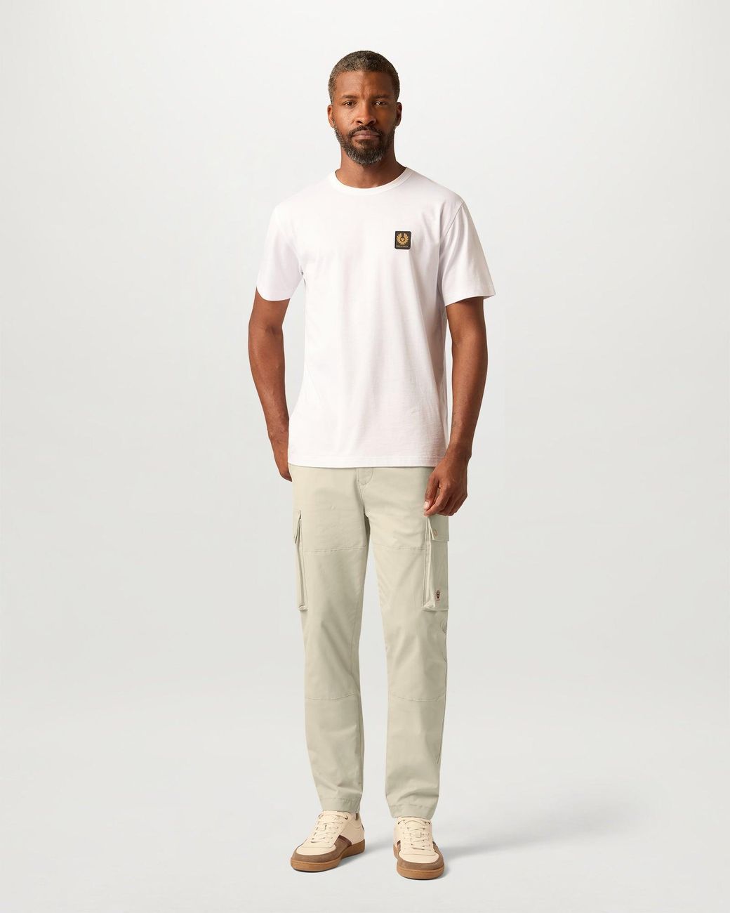 Belstaff Natural Men's Route Cargo Cotton Twill for men