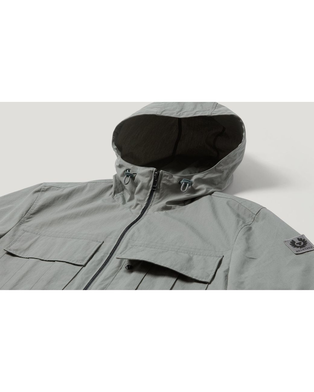 Belstaff Gray Men's Container Overshirt Compact Technical Cotton for men