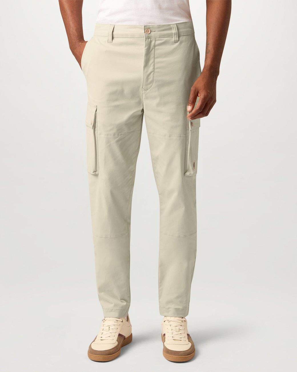 Belstaff Natural Men's Route Cargo Cotton Twill for men