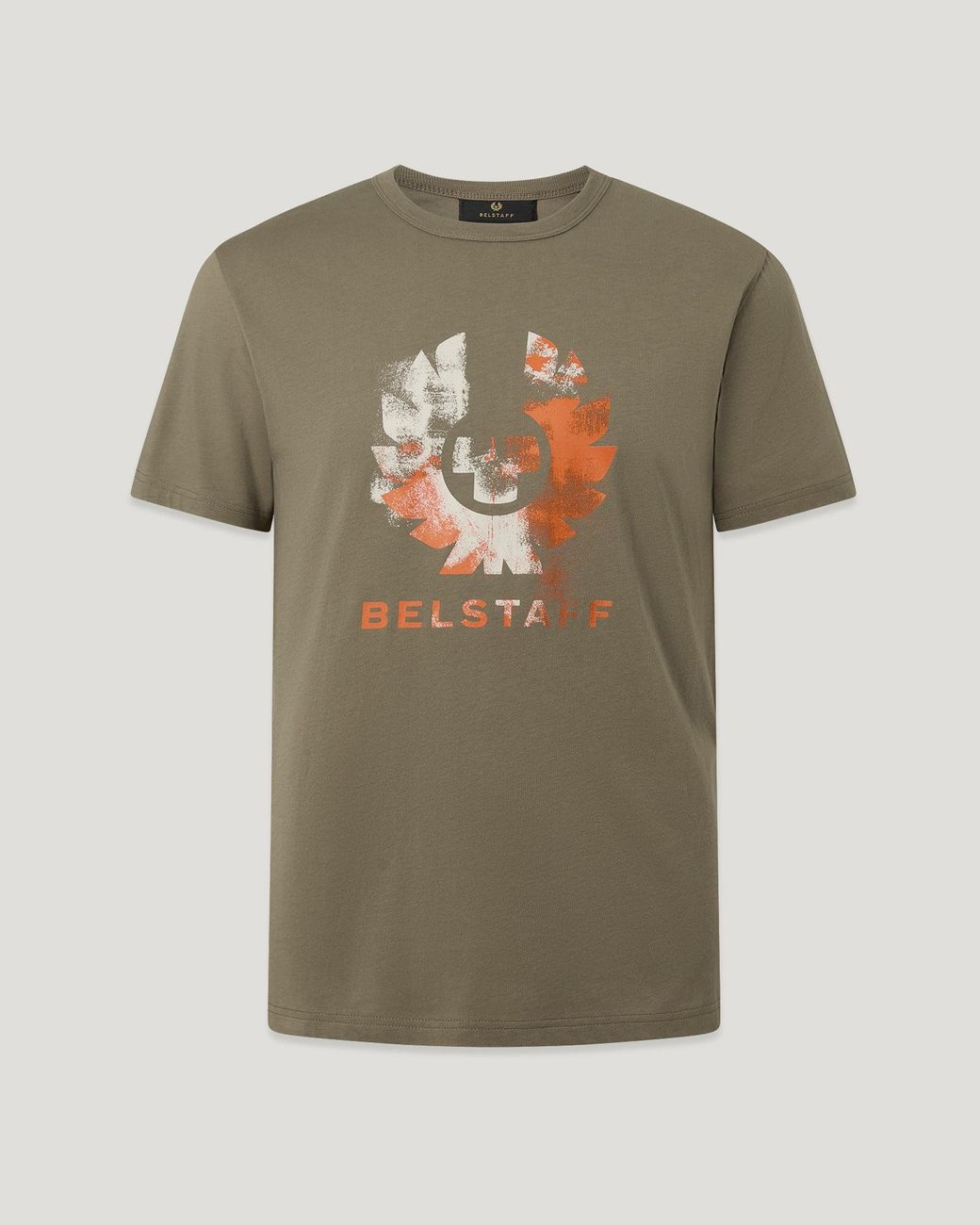 Belstaff Green Men's Blur T-shirt Cotton Jersey for men