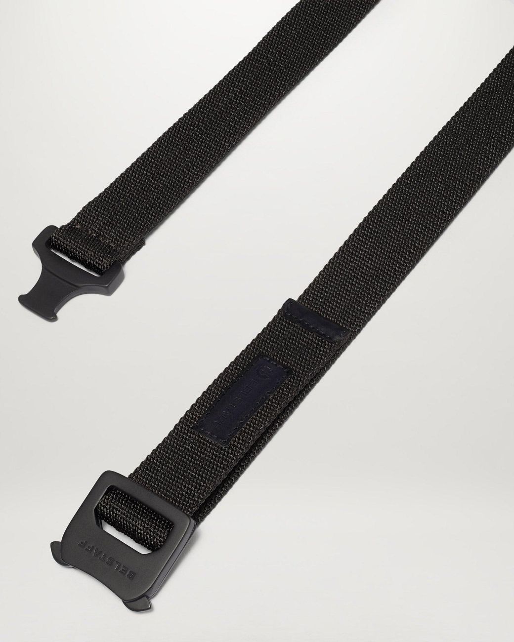 Belstaff Black Unisex Webbing Clip Belt Nylon