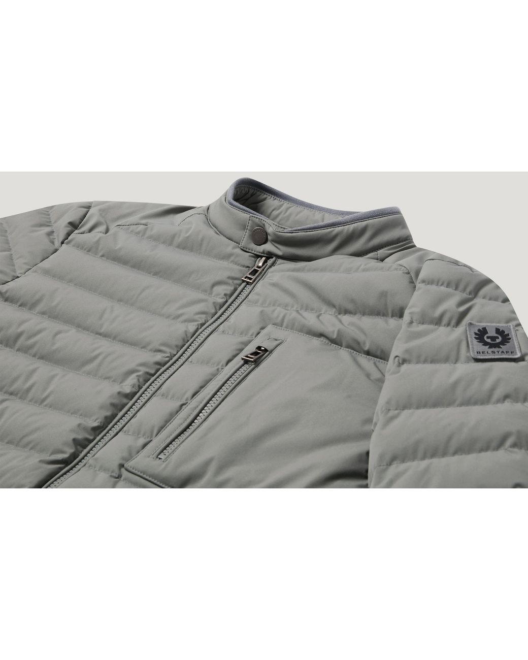 Belstaff Gray Men's Chassis Jacket Lightweight Stretch Down for men