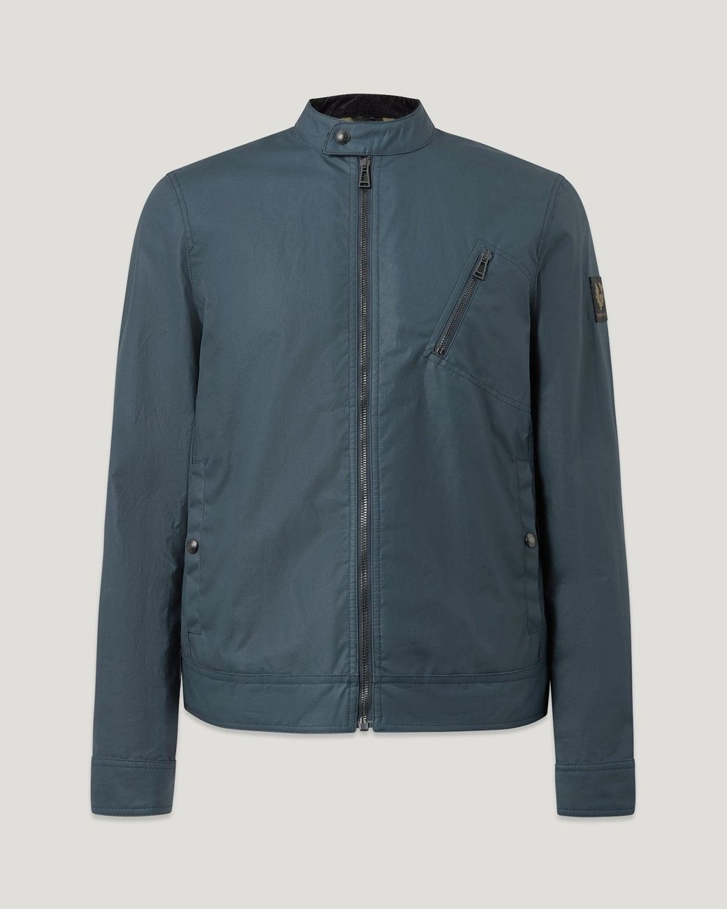 Belstaff Blue Men's Sideline Jacket Waxed Cotton for men