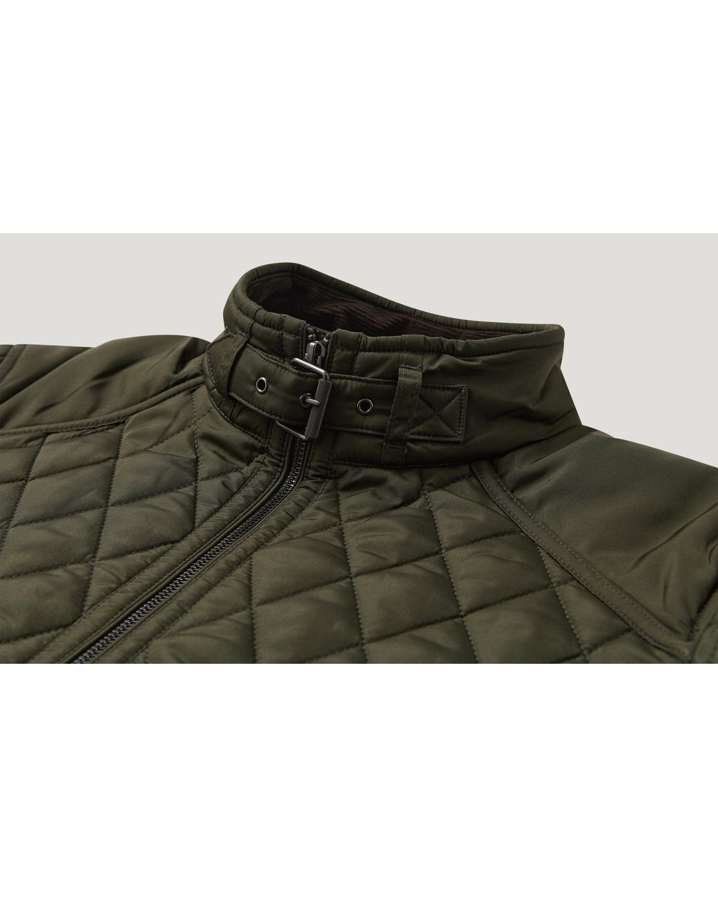 Belstaff Green Men's Pembroke Jacket Quilted Recycled Nylon for men