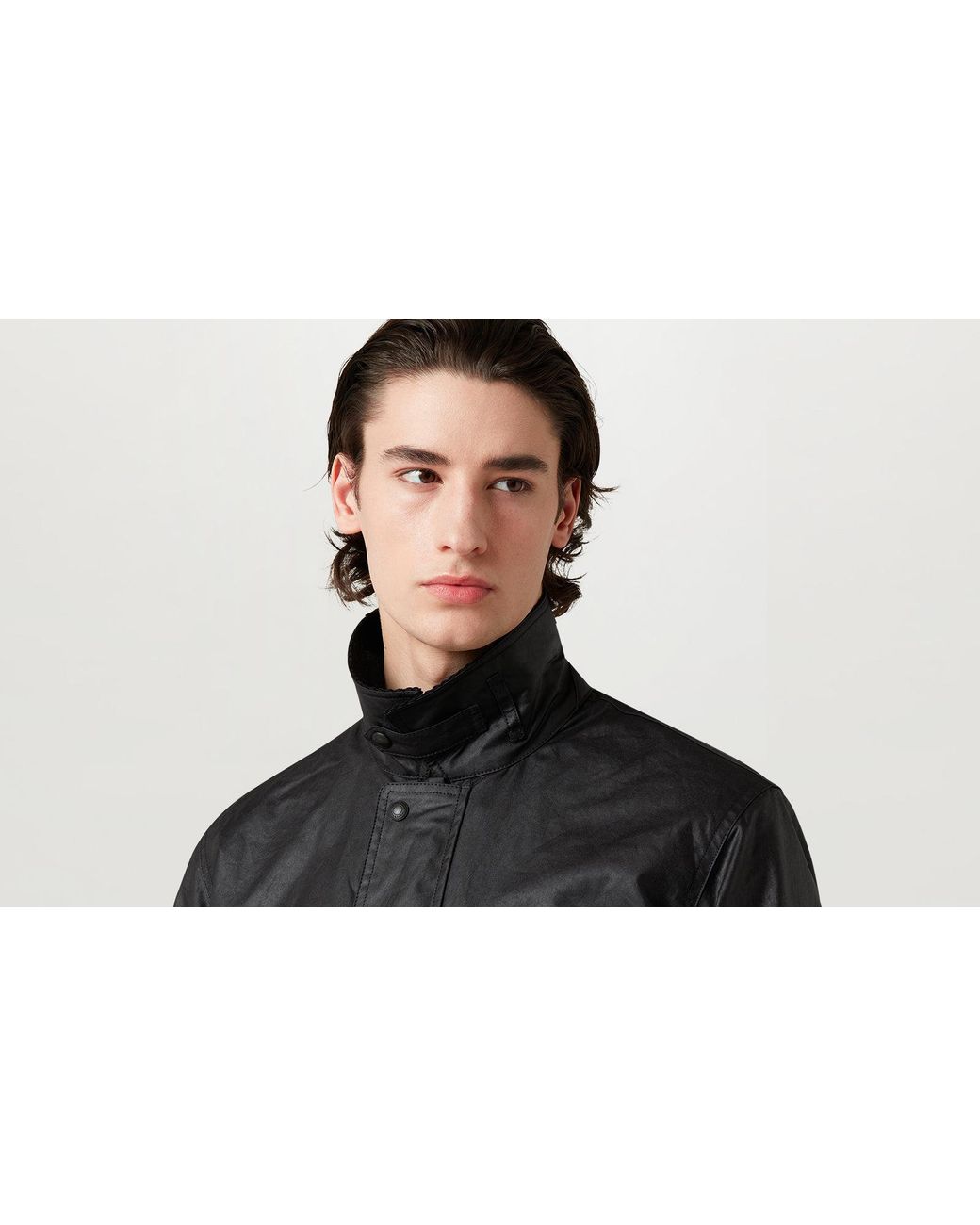 Belstaff Black Men's Incline Jacket Waxed Cotton for men