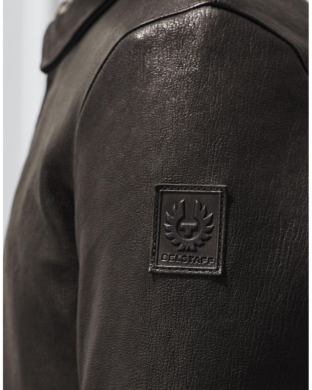 Belstaff Cooper Leather Jacket in Black for Men | Lyst UK
