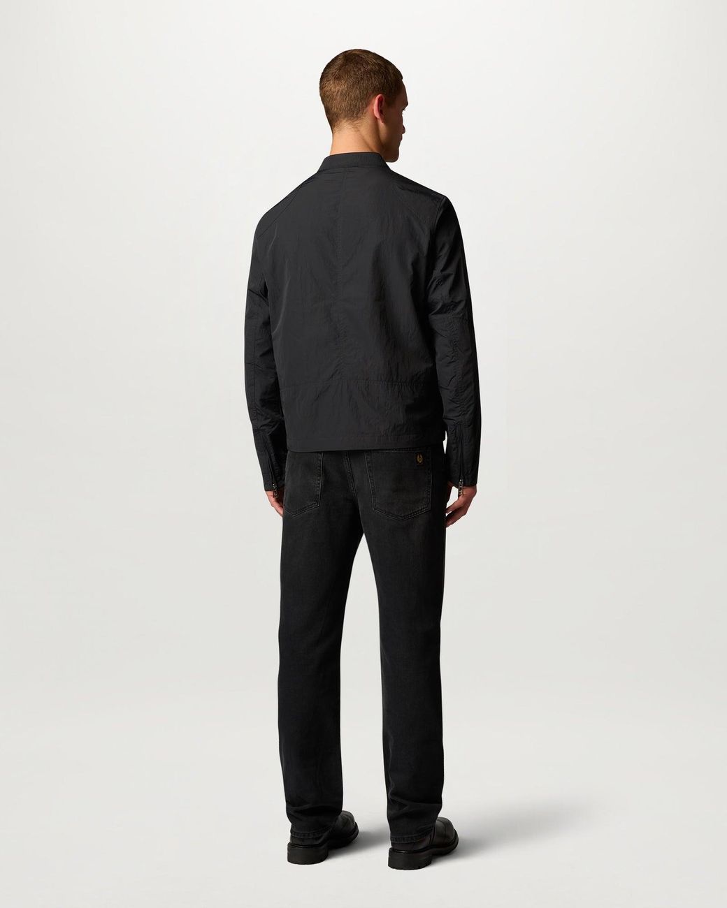 Belstaff Black Men's Chase Jacket Alpha Nylon for men