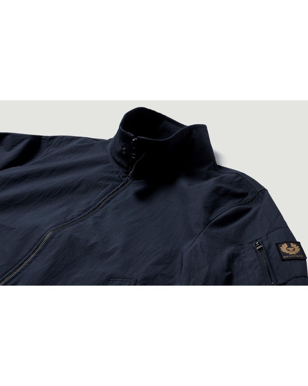 Belstaff Blue Men's Overland Jacket Compact Technical Cotton for men
