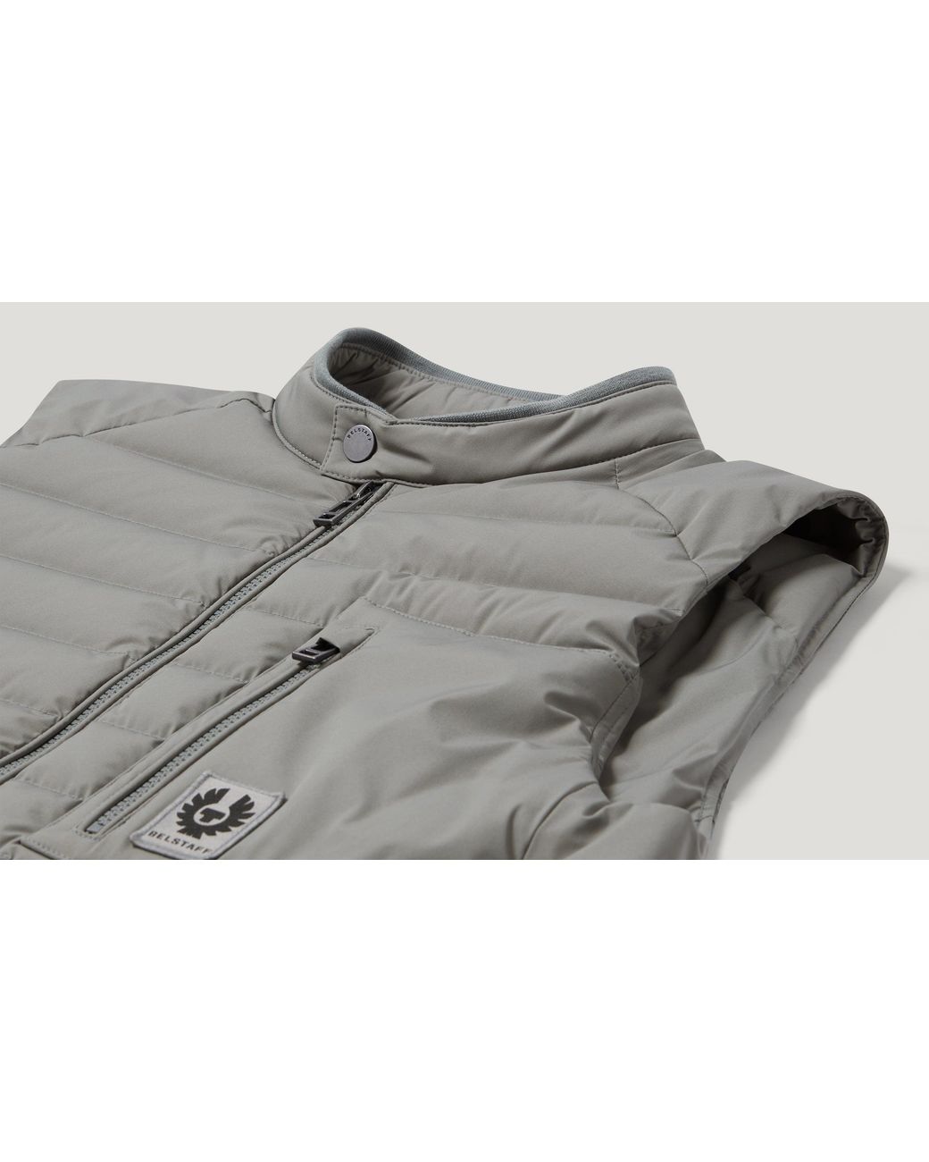 Belstaff Gray Men's Chassis Gilet Lightweight Stretch Down for men
