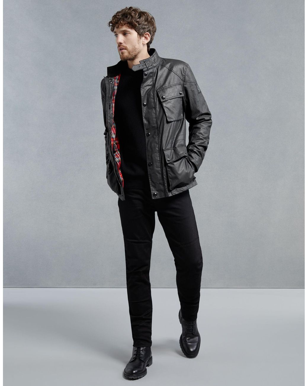 Belstaff Fieldmaster Jacket in Black for Men Lyst UK