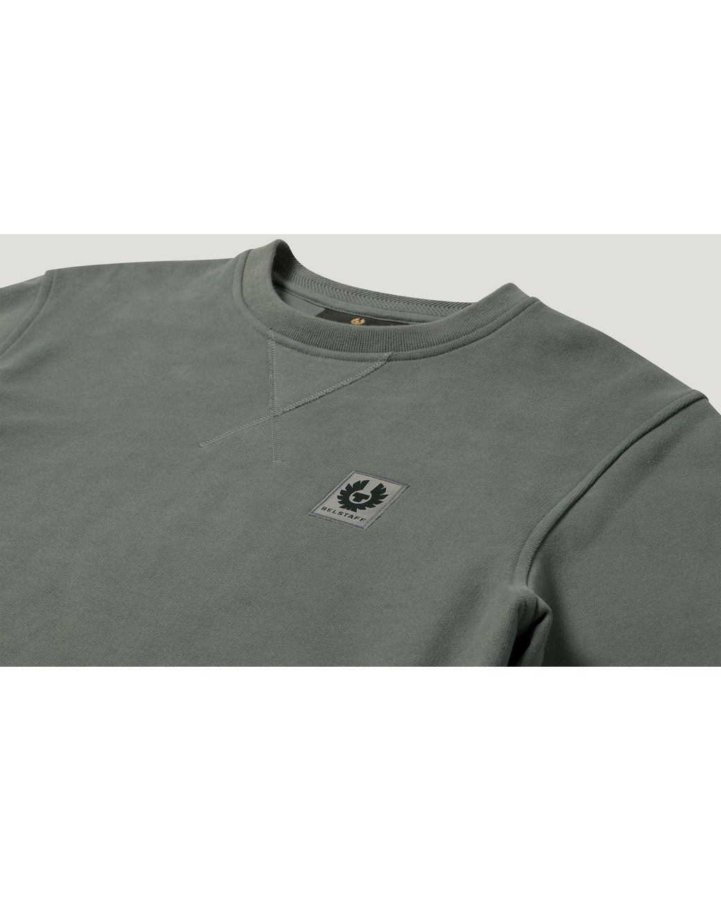 Belstaff Gray Men's Sweatshirt Cotton Fleece for men