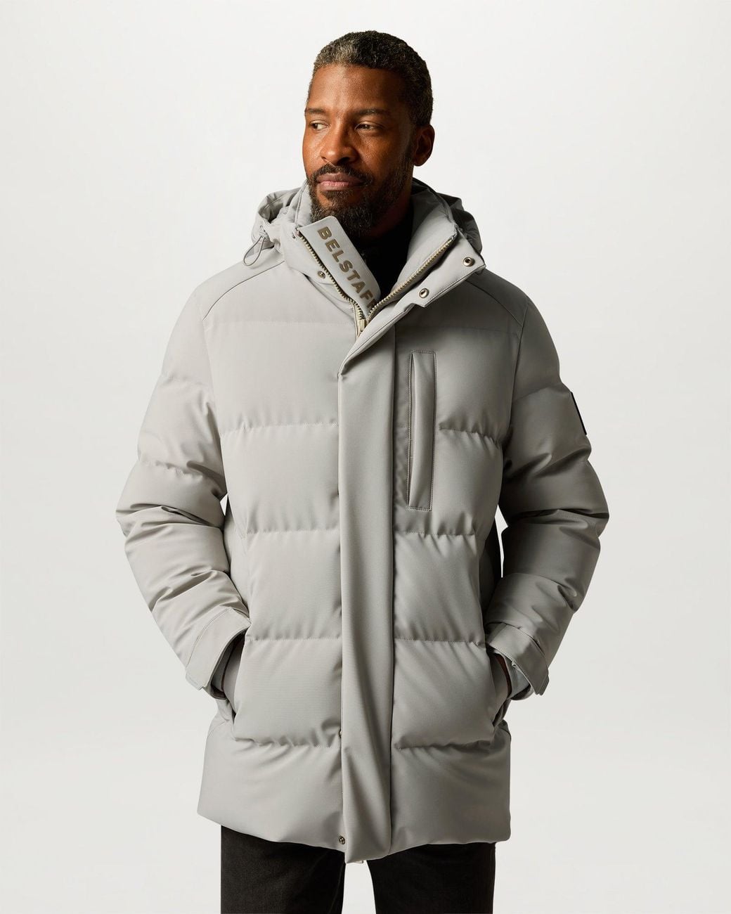 Belstaff Gray Men's Pendulum Jacket 3-layer Stretch Down for men