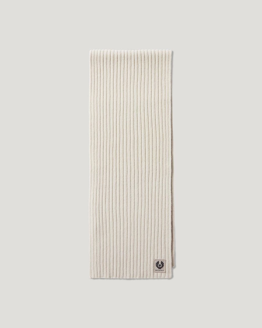 Belstaff White Unisex Watch Scarf Lambswool