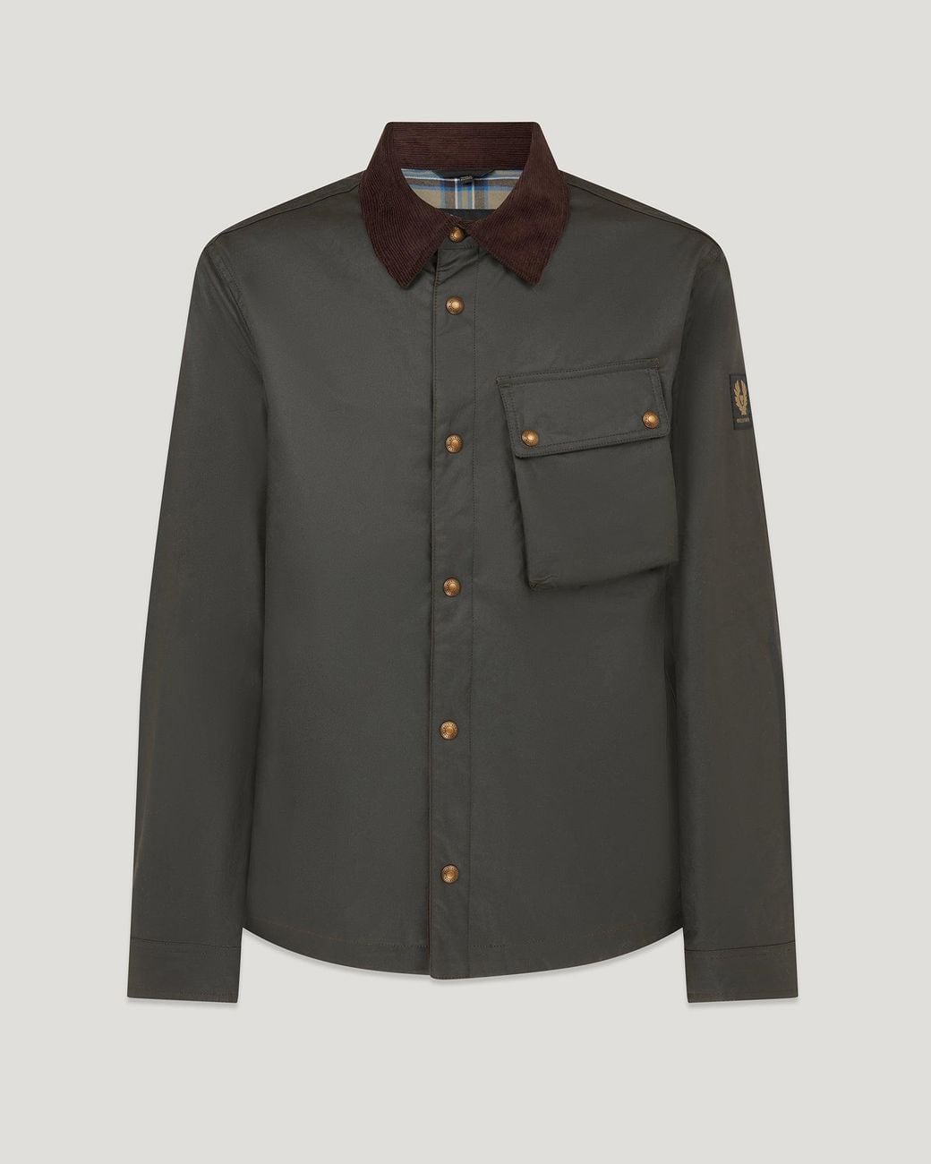 Belstaff Black Men's Ground Jacket Waxed Cotton for men