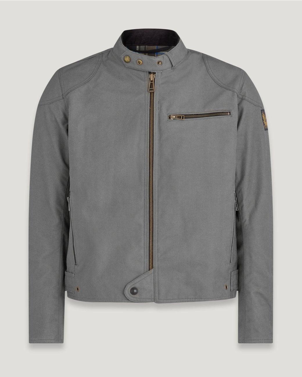 Belstaff Ariel Motorcycle Jacket in Granite Grey (Gray) for Men | Lyst