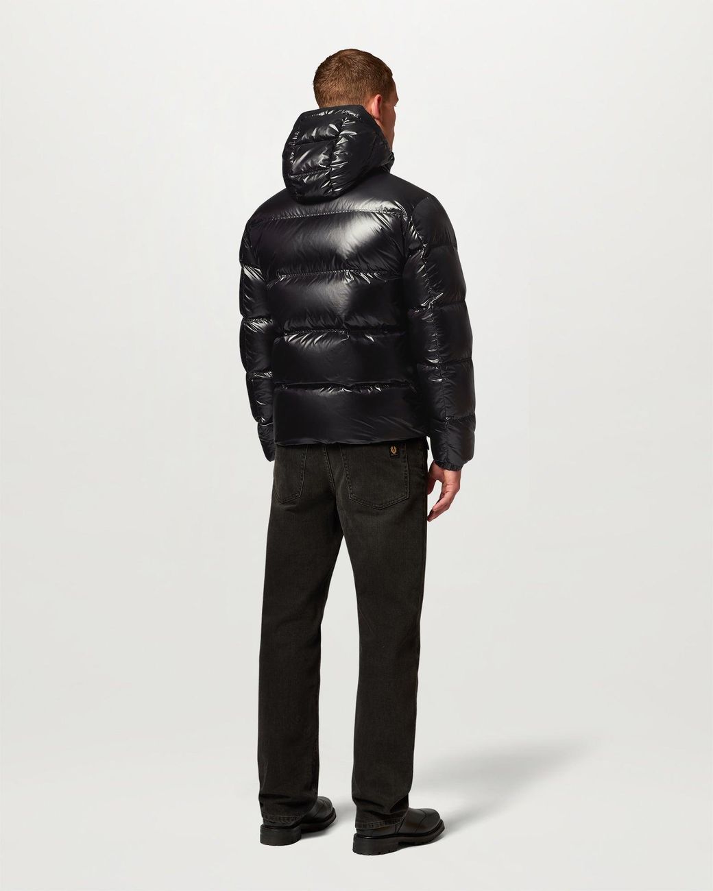 Belstaff Black Men's Atlas Jacket Down Filled Ripstop for men