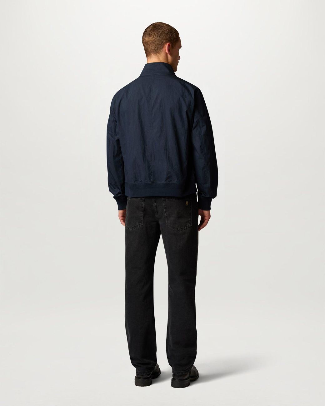 Belstaff Blue Men's Overland Jacket Compact Technical Cotton for men