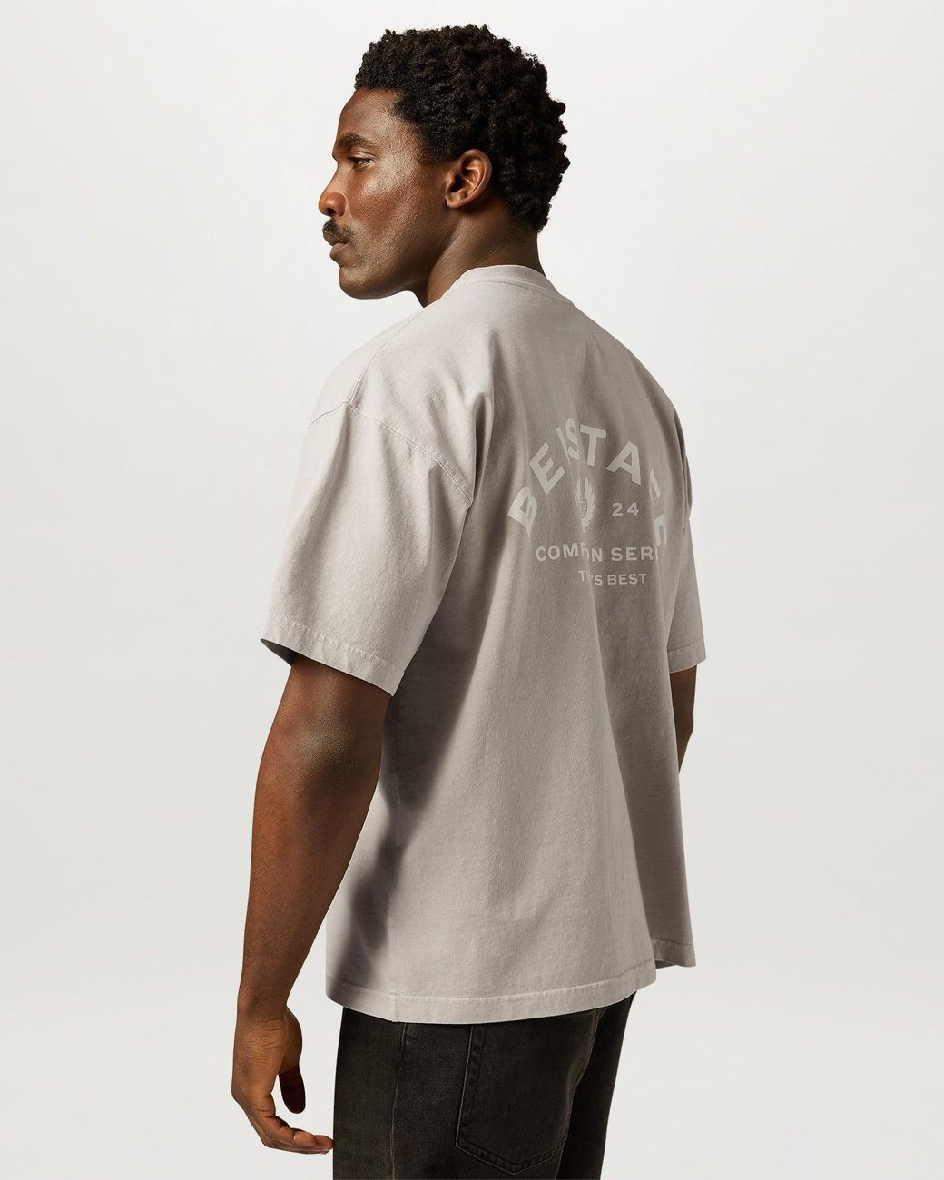 Belstaff Gray Men's Competition T-shirt Cotton Jersey for men