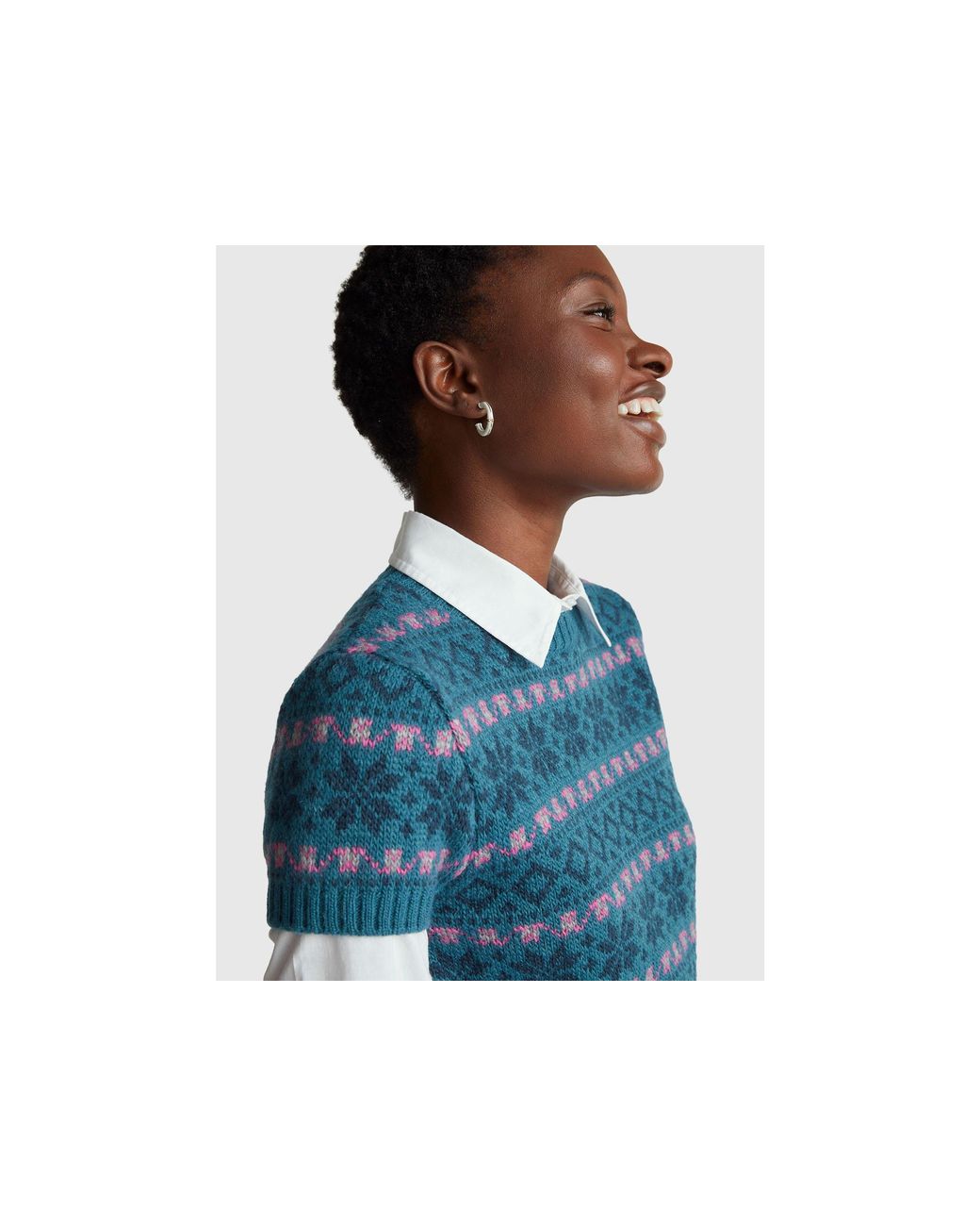 Benetton Black Benetton, Stranger Things Jacquard Sweater