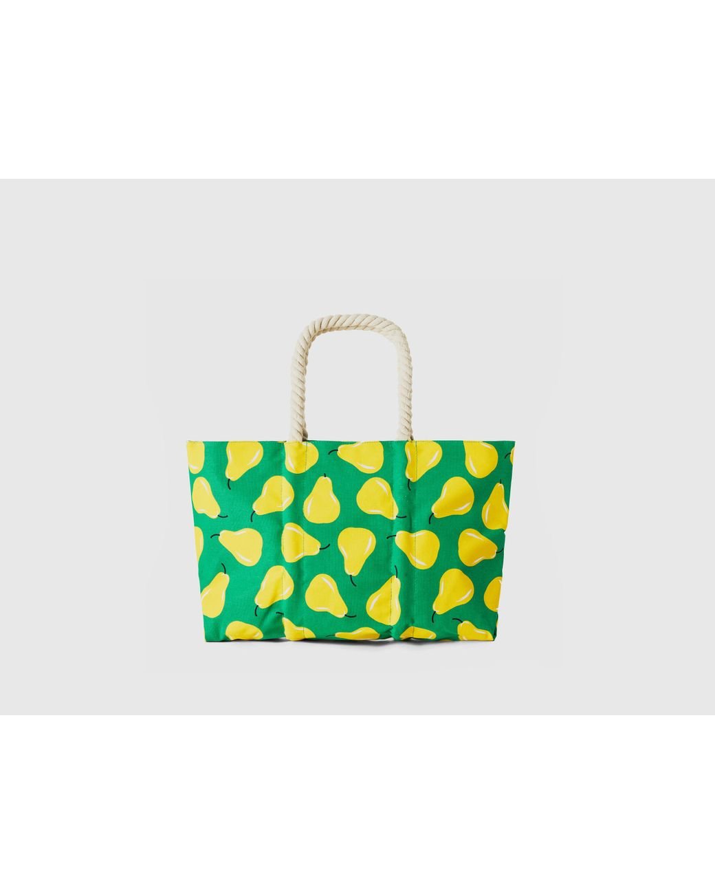 Borsa Verde Con Pattern Pere di Benetton in Verde | Lyst