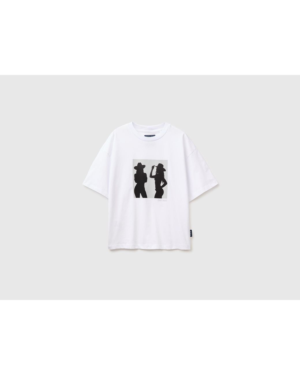Benetton Black Benetton, Western Print T-Shirt