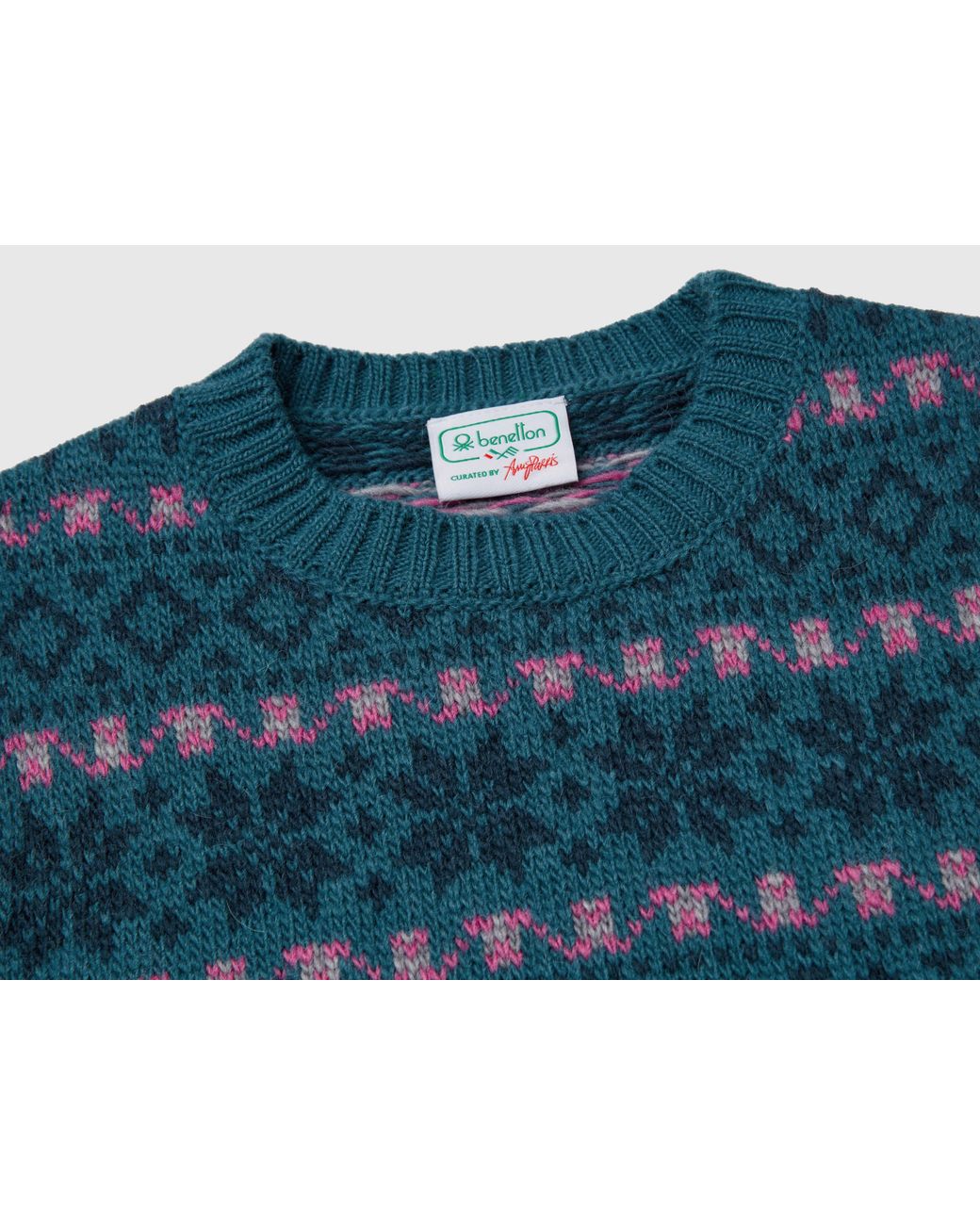 Benetton Black Benetton, Stranger Things Jacquard Sweater