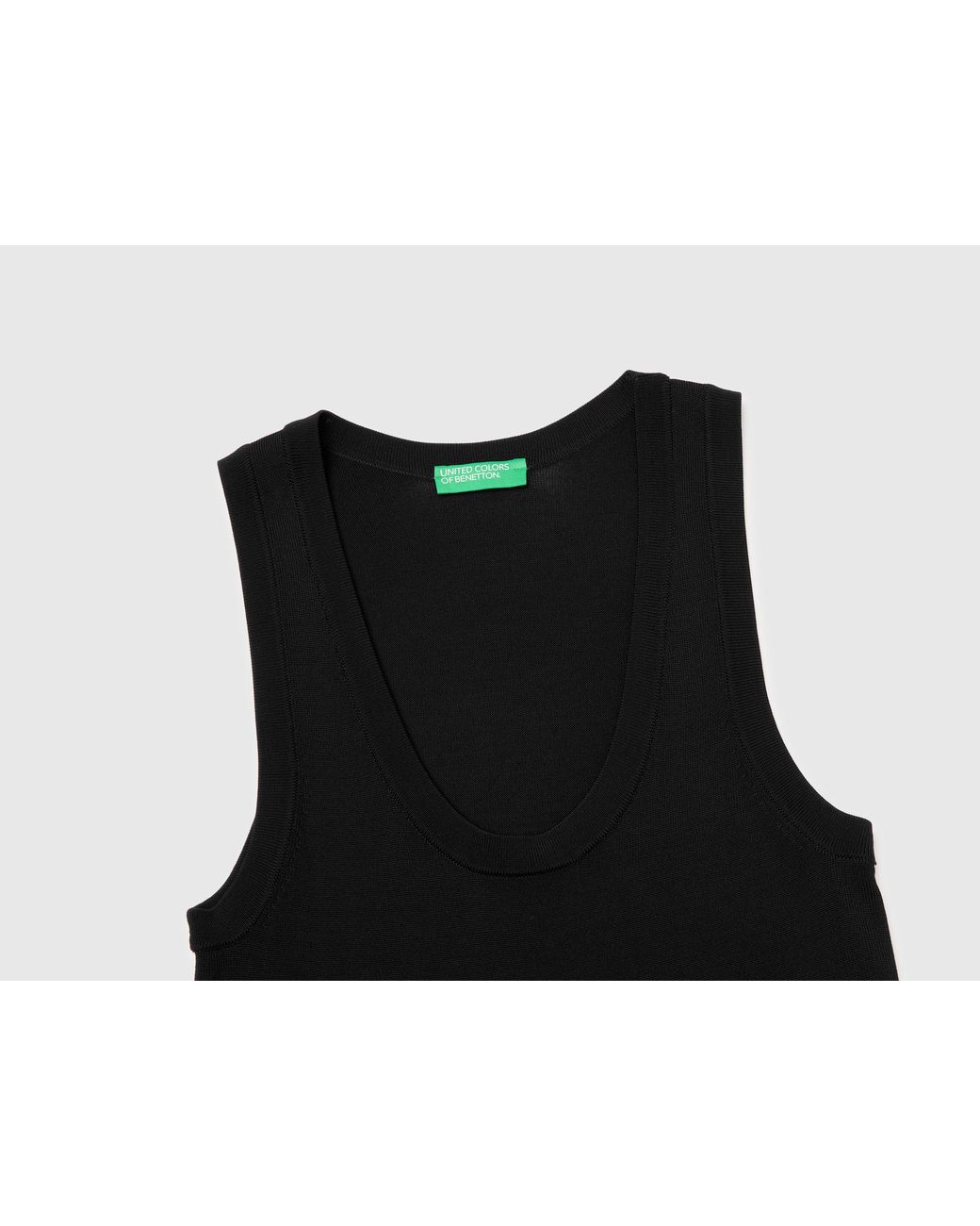 Benetton Black Benetton, Knitted Tank Top