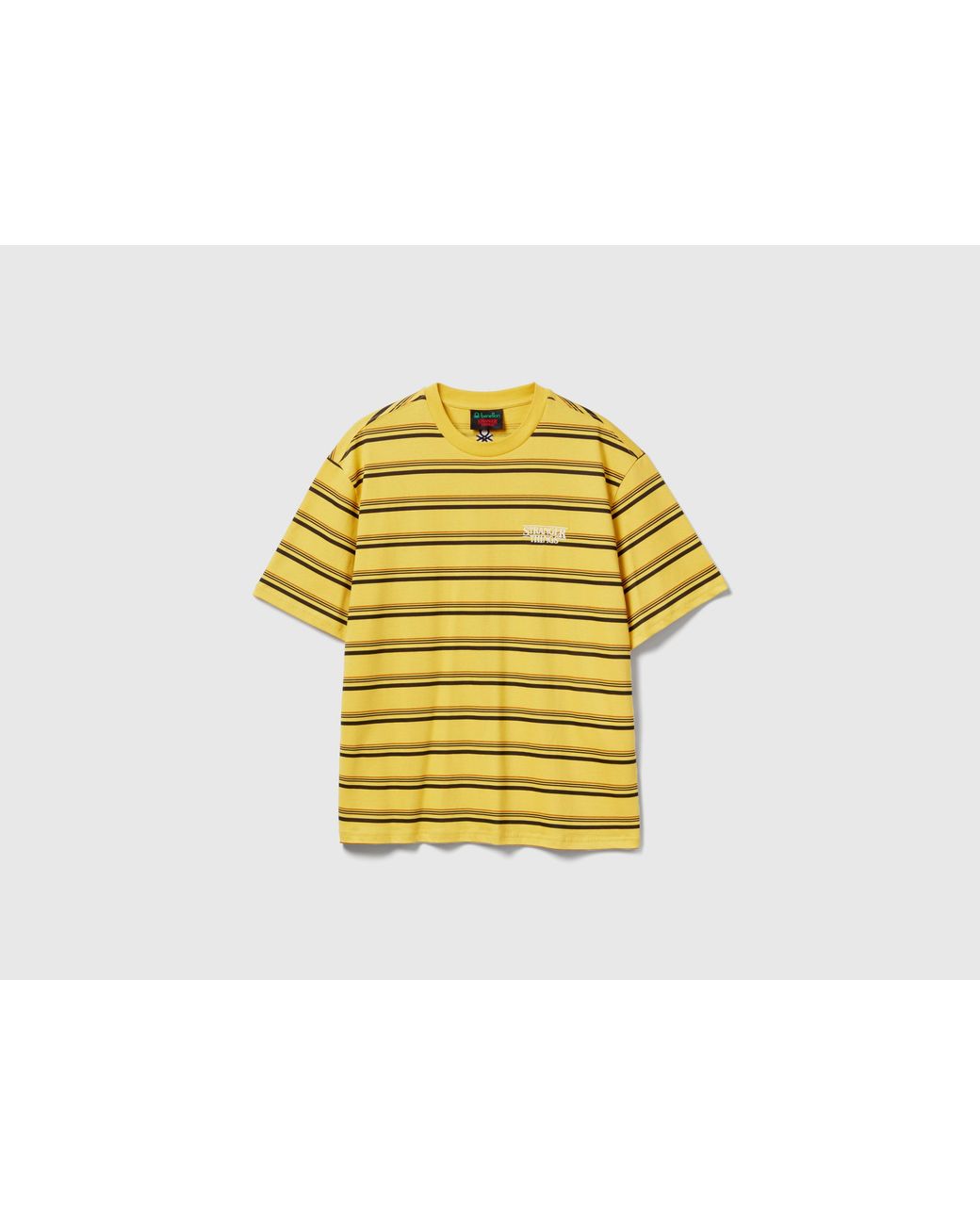 Benetton Black Benetton, Stranger Things Striped T-Shirt