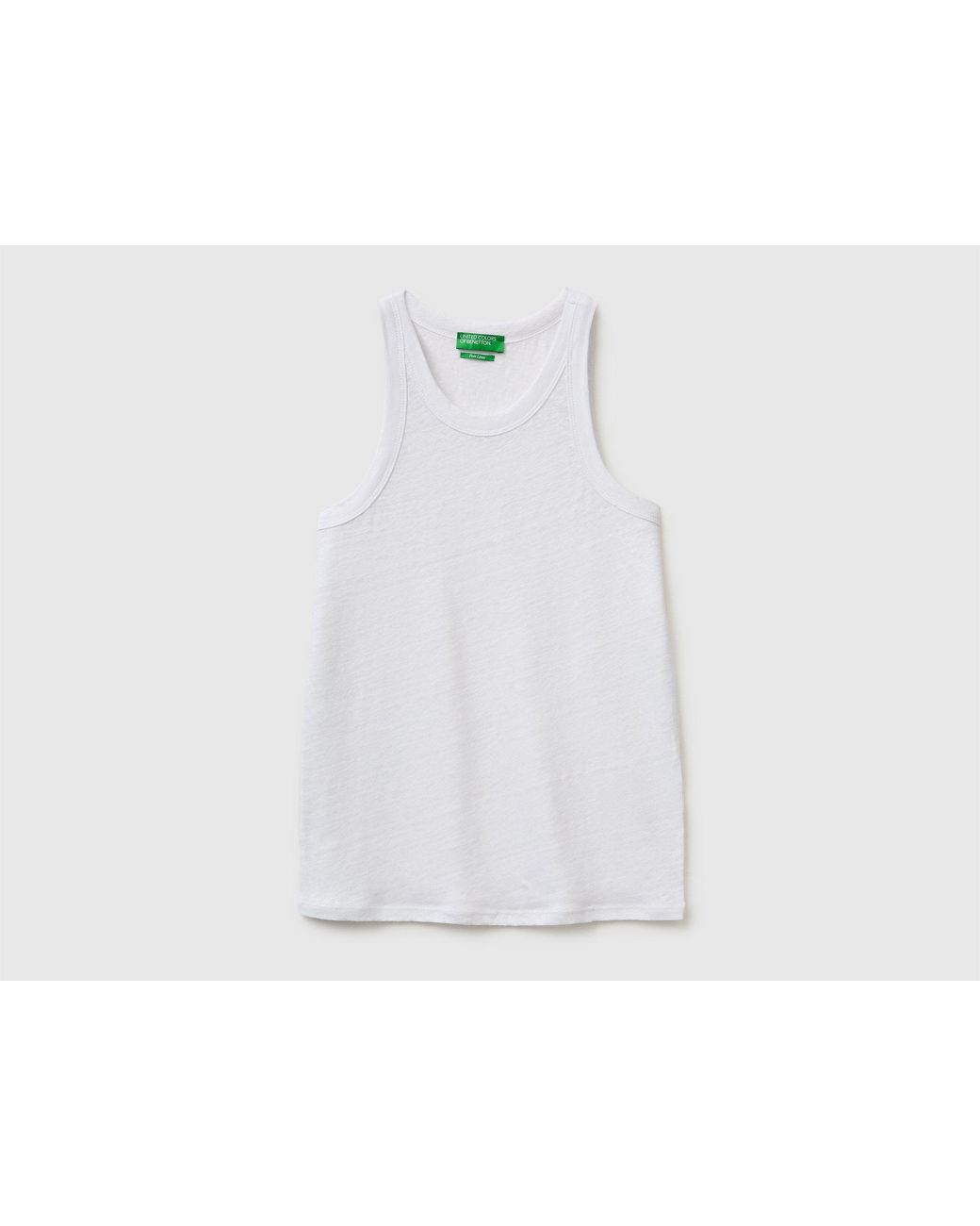 Benetton Black Benetton, Pure Linen Tank Top