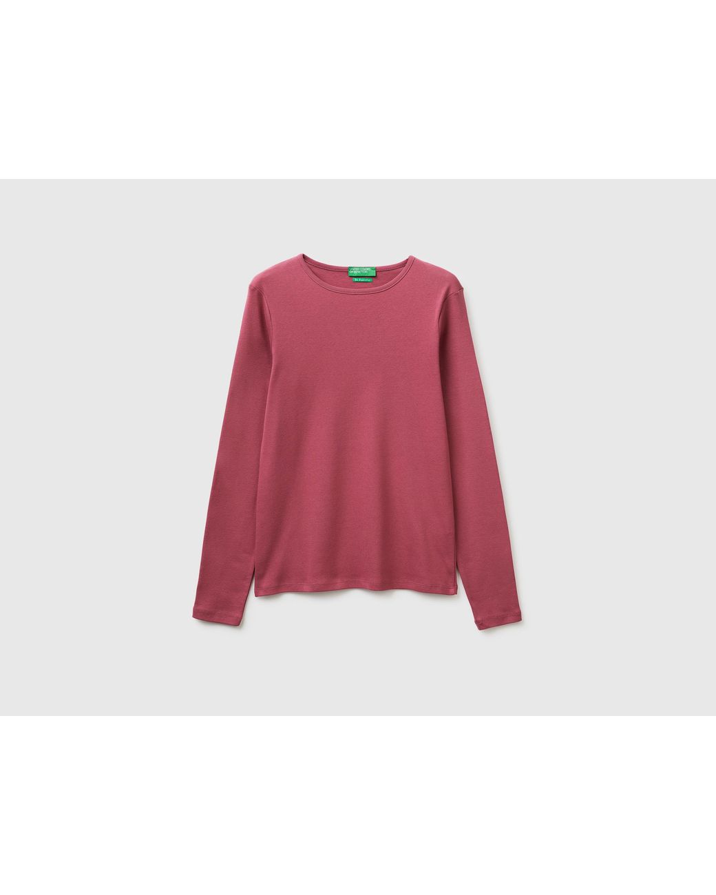 Benetton Red Benetton, Slim Fit Long Sleeve T-Shirt