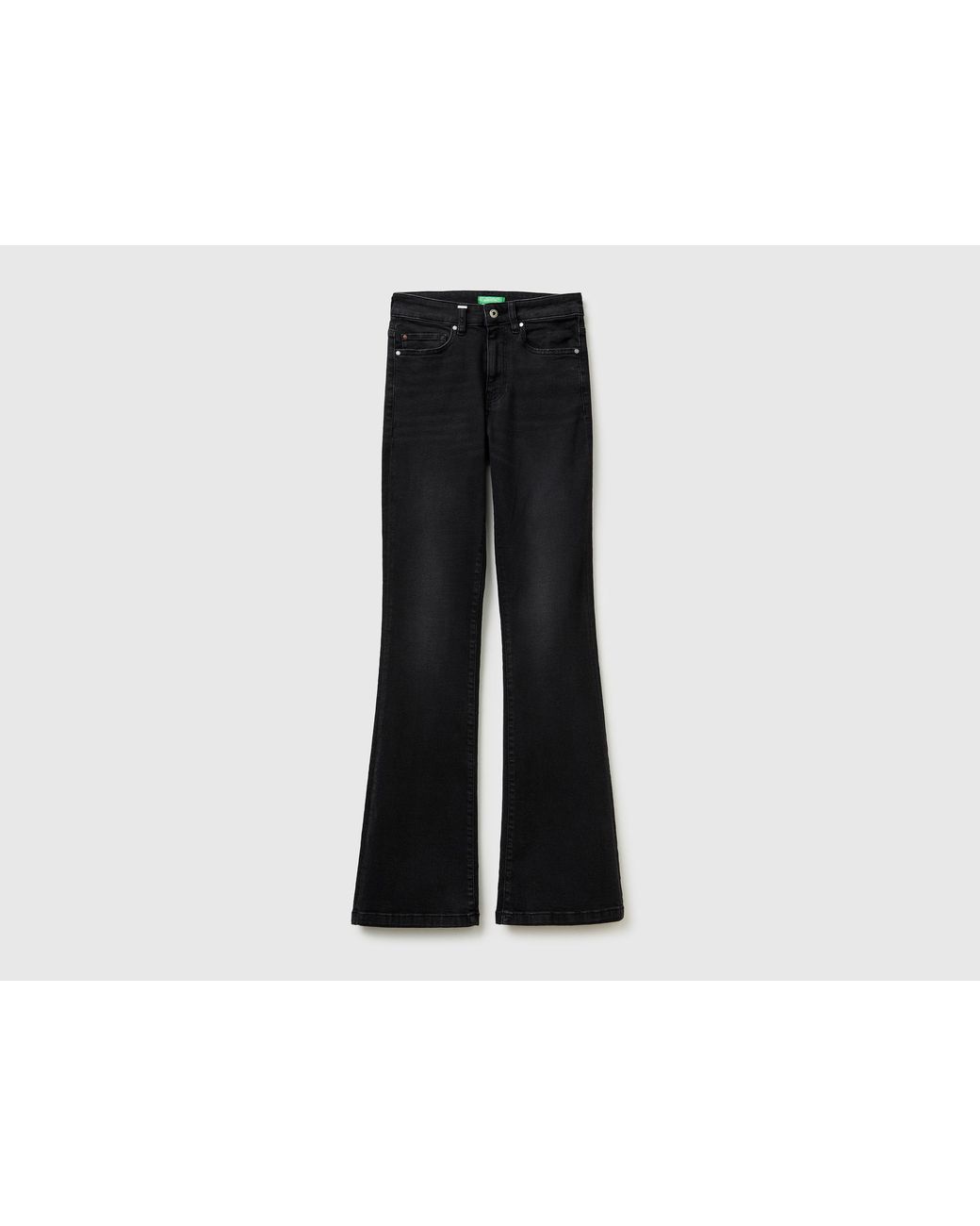 Benetton Black Benetton, Stretch Flare Fit Jeans