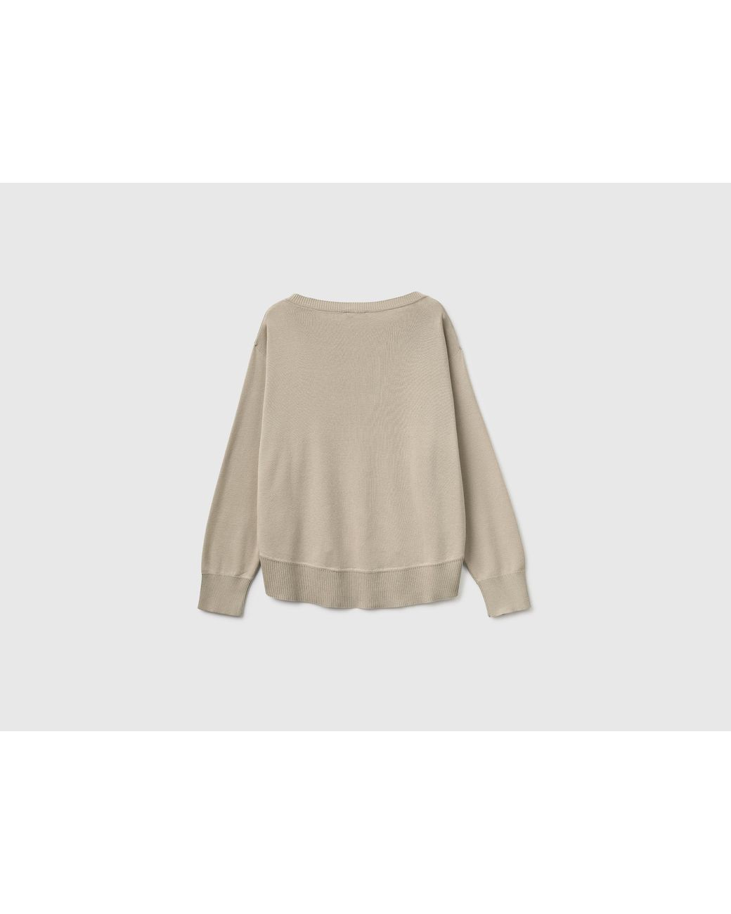 Benetton Black Benetton, Premium Cotton Oversized Sweater