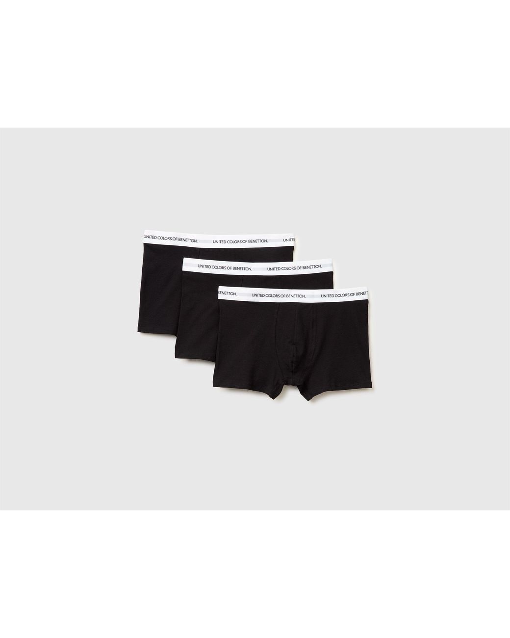 Benetton Black Benetton, Set Of Three Boxers for men