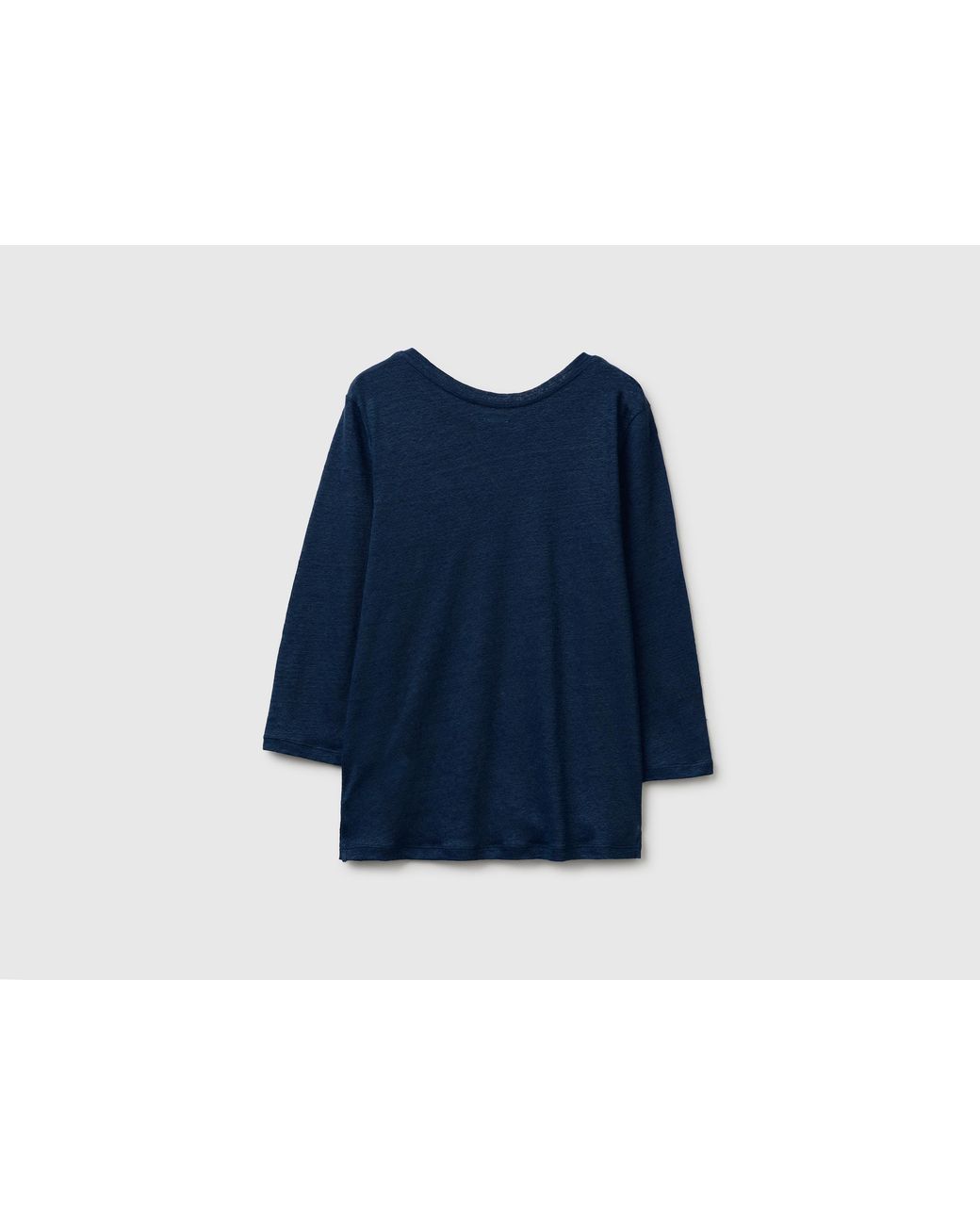 Benetton Blue Benetton, Boat-Neck T-Shirt