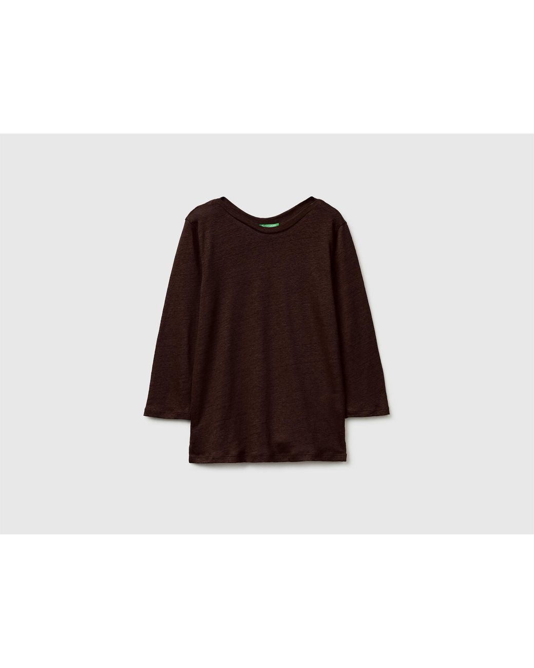 Benetton Black Benetton, Boat-Neck T-Shirt