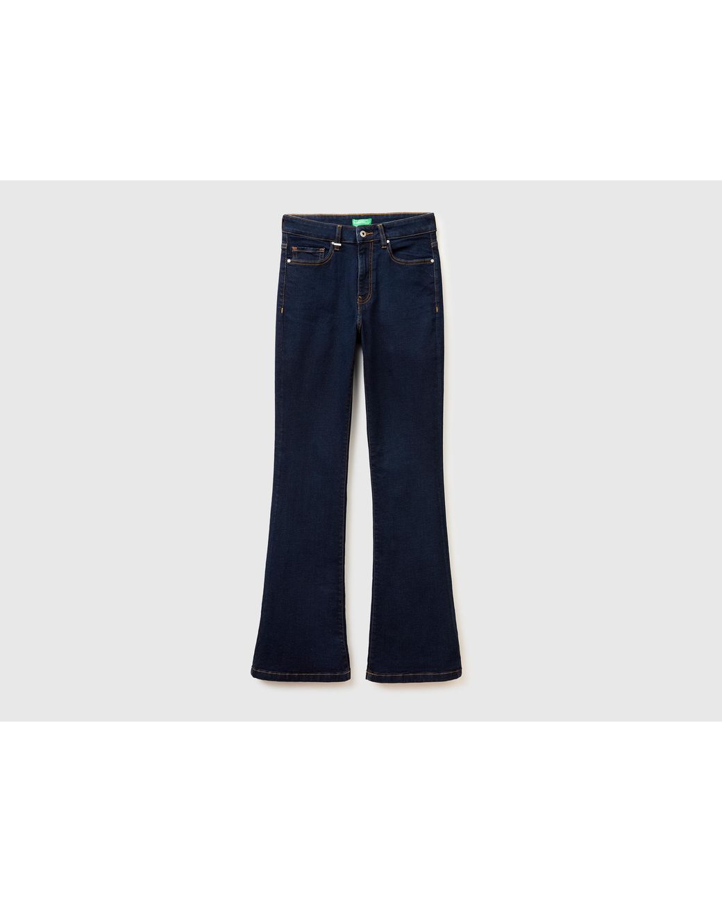 Benetton Blue Benetton, Stretch Flare Fit Jeans