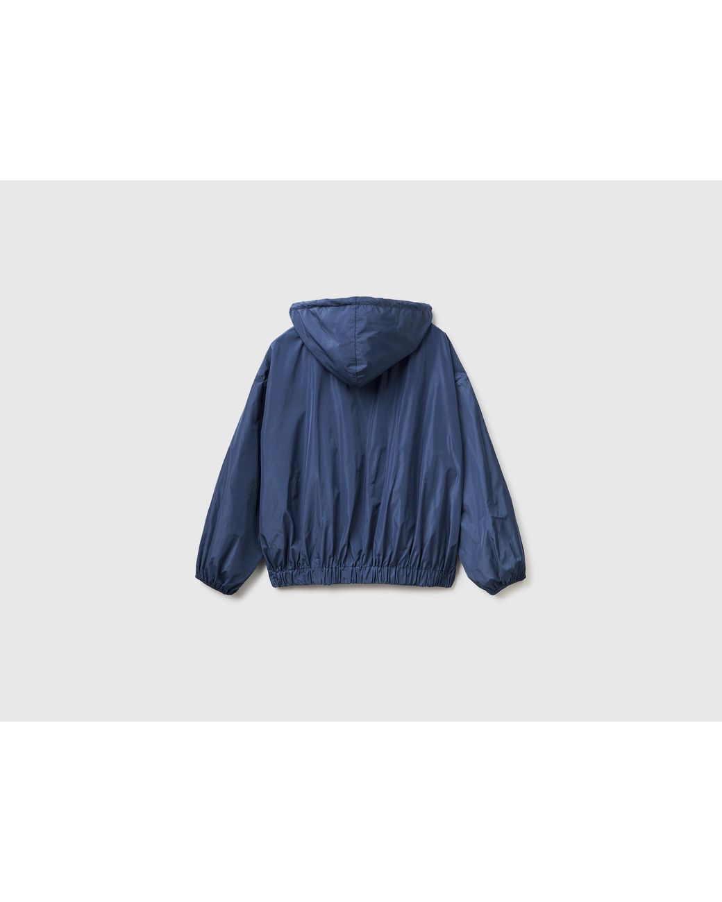 Benetton Blue Benetton, Soft Jacket With Hood